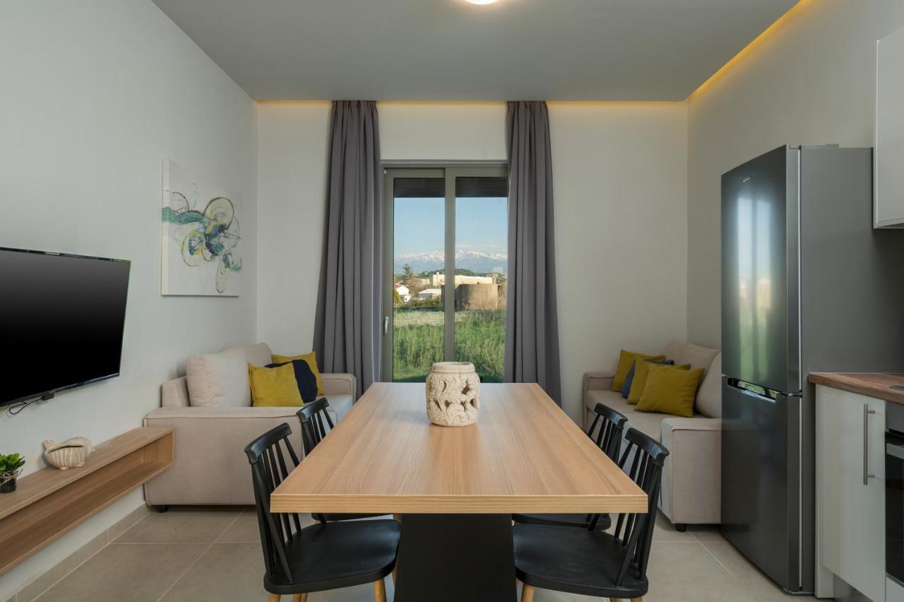 Aegean Breeze Luxury Apartments Next To The Sea Máleme Ngoại thất bức ảnh