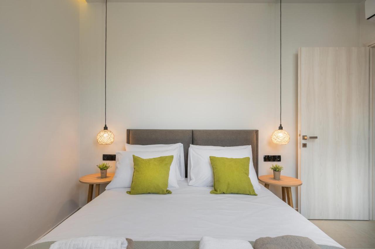 Aegean Breeze Luxury Apartments Next To The Sea Máleme Ngoại thất bức ảnh