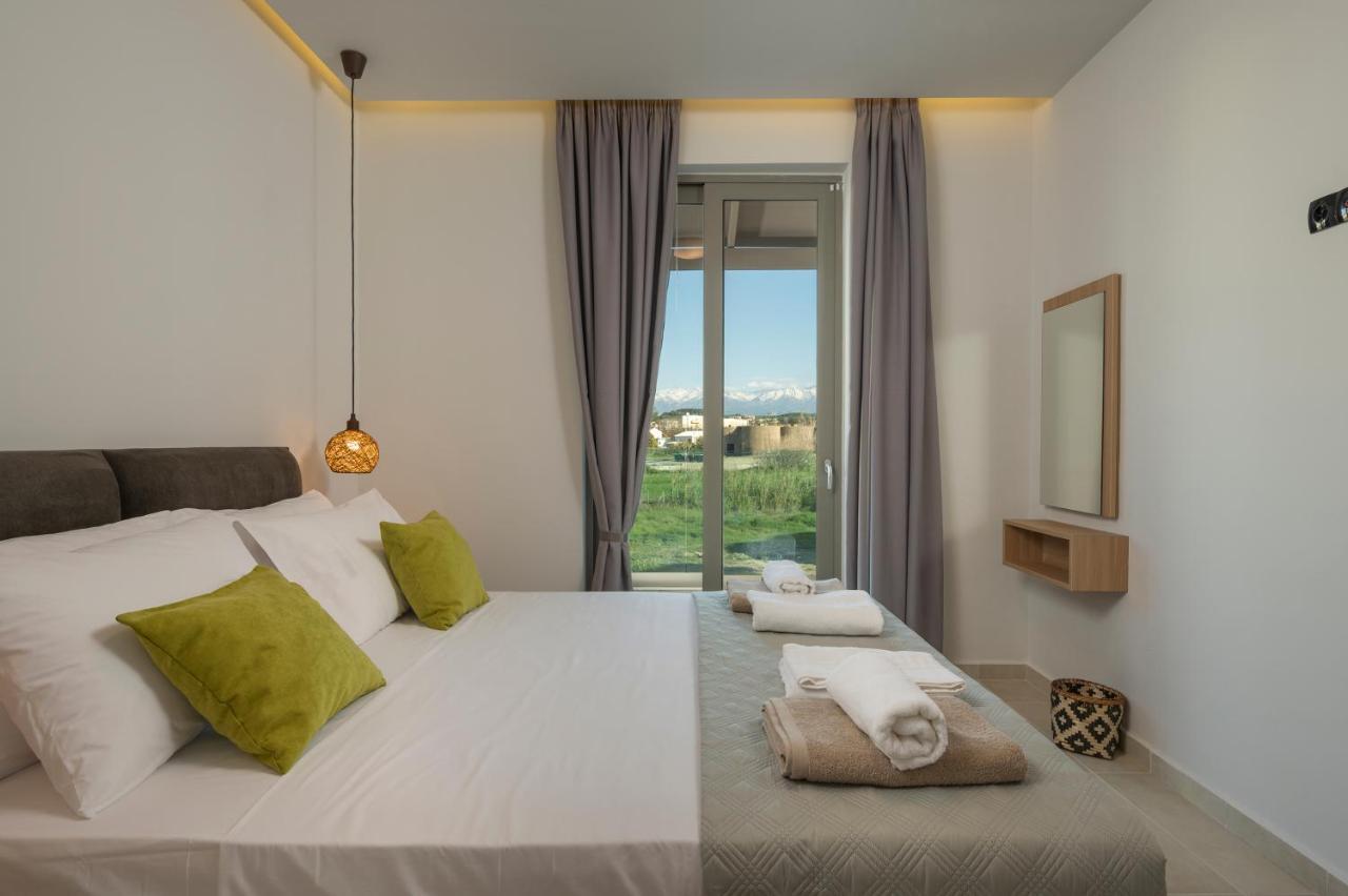 Aegean Breeze Luxury Apartments Next To The Sea Máleme Ngoại thất bức ảnh