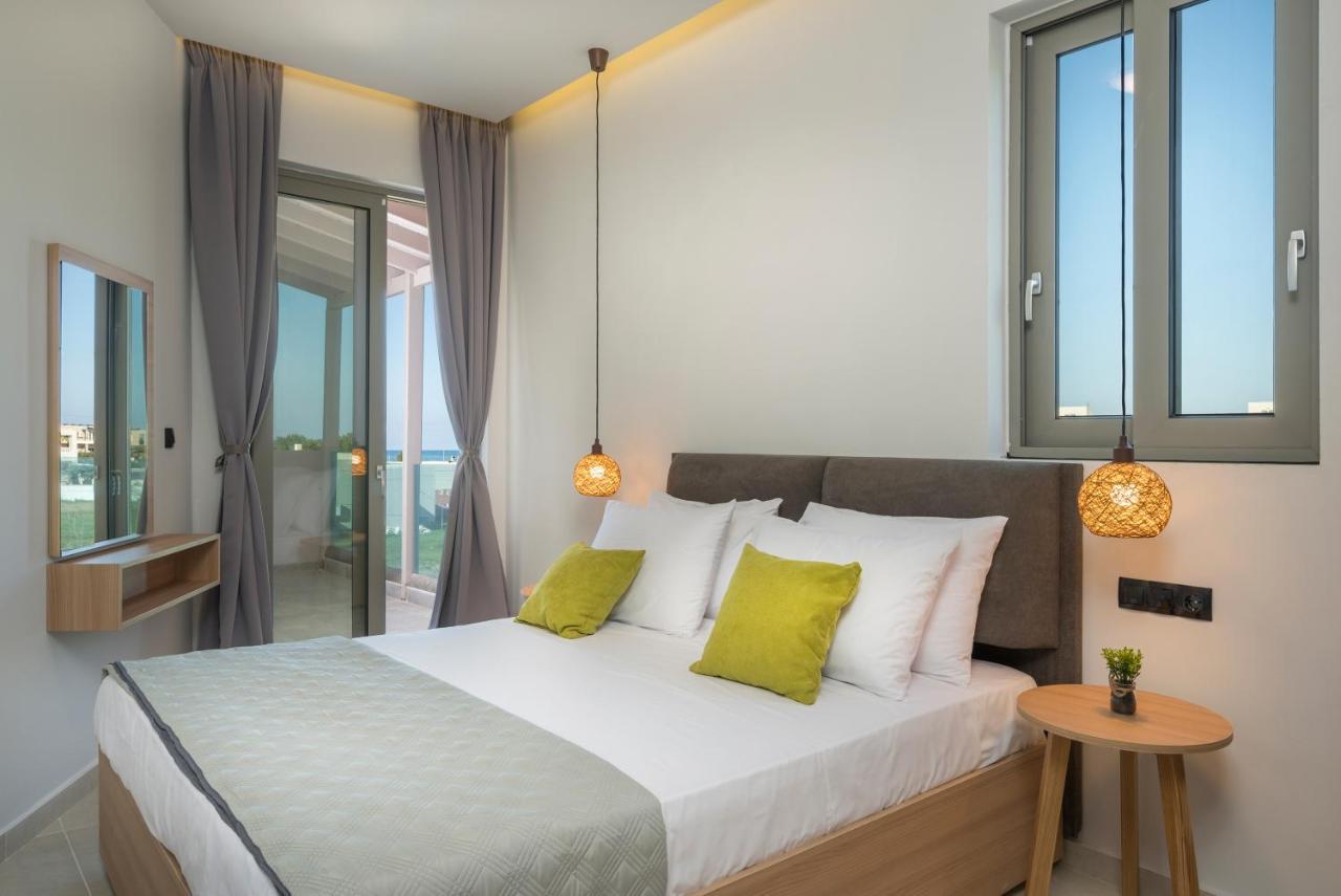 Aegean Breeze Luxury Apartments Next To The Sea Máleme Ngoại thất bức ảnh