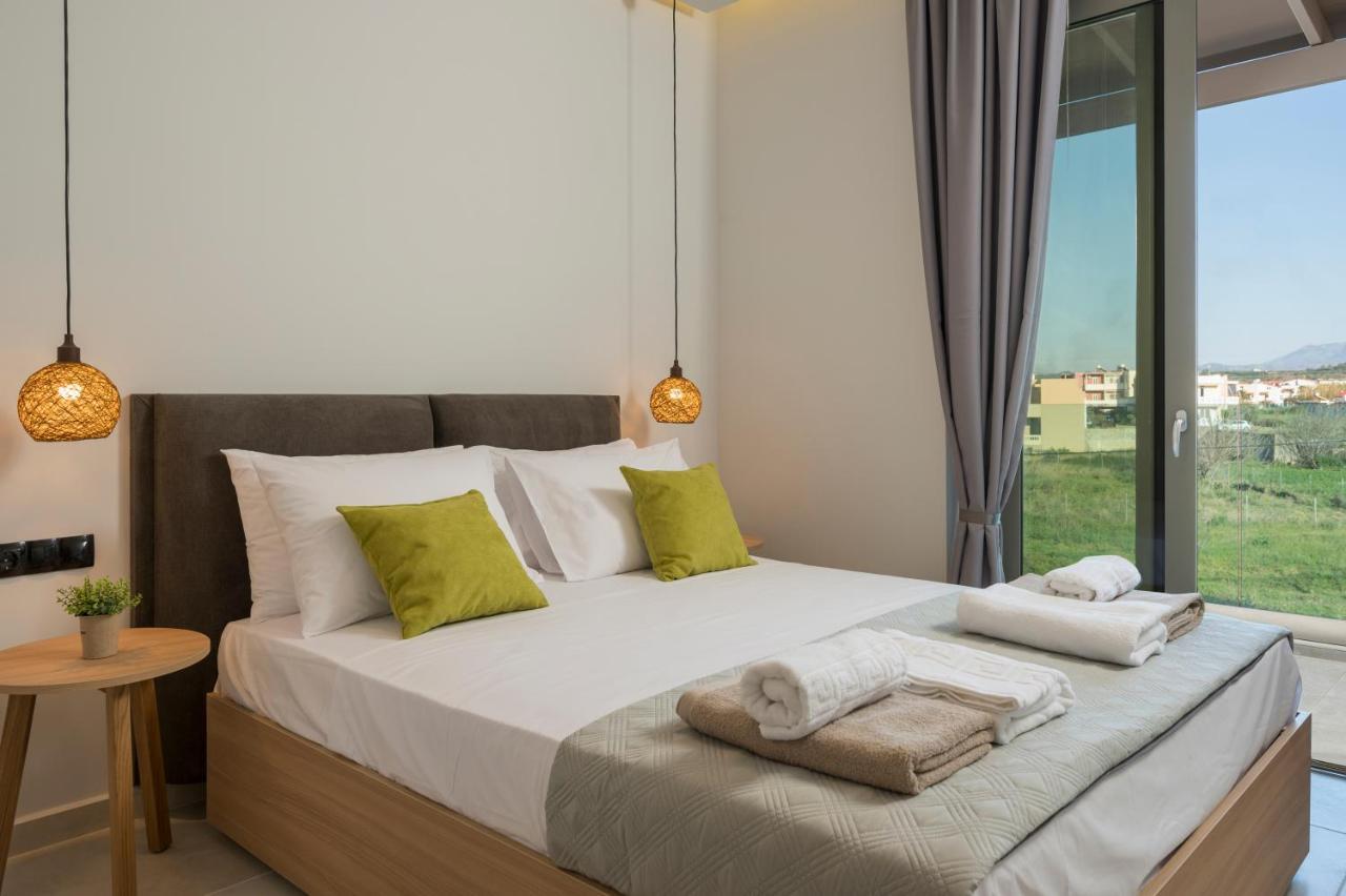Aegean Breeze Luxury Apartments Next To The Sea Máleme Ngoại thất bức ảnh