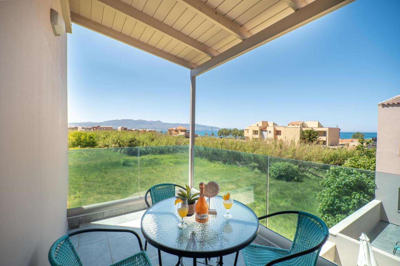 Aegean Breeze Luxury Apartments Next To The Sea Máleme Ngoại thất bức ảnh