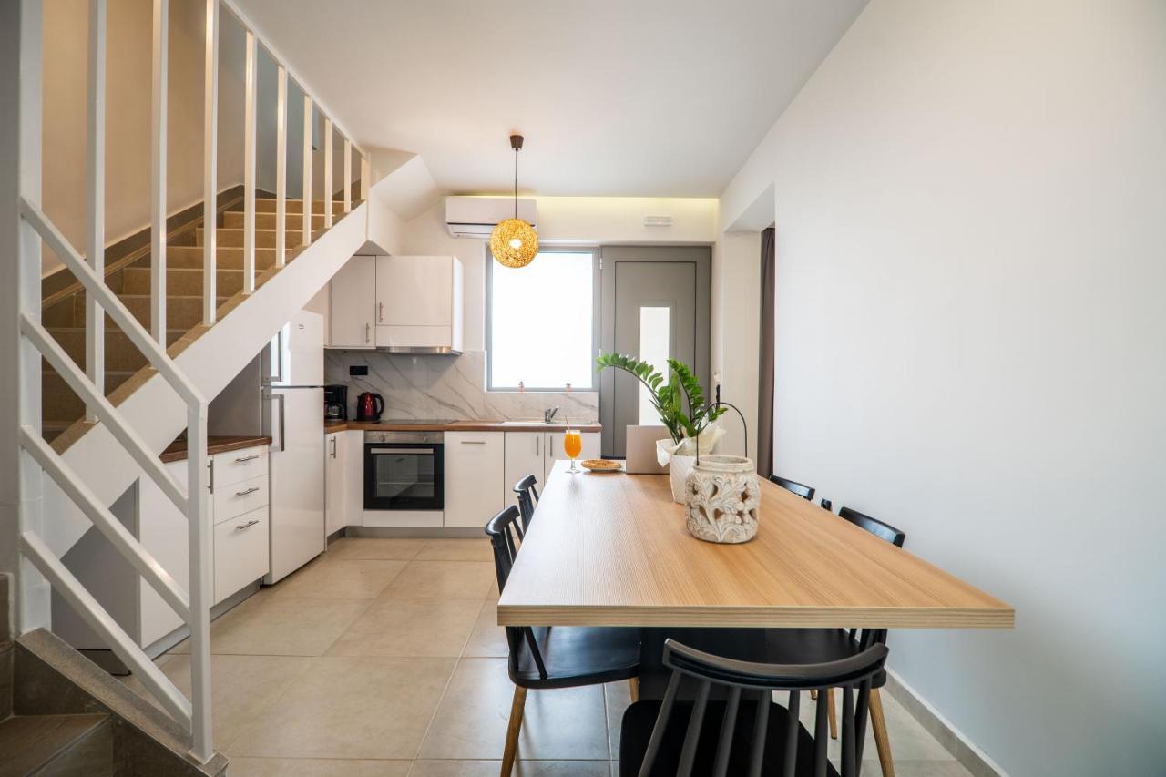 Aegean Breeze Luxury Apartments Next To The Sea Máleme Ngoại thất bức ảnh