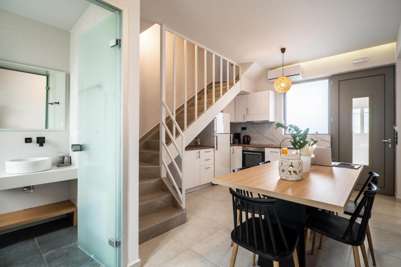 Aegean Breeze Luxury Apartments Next To The Sea Máleme Ngoại thất bức ảnh
